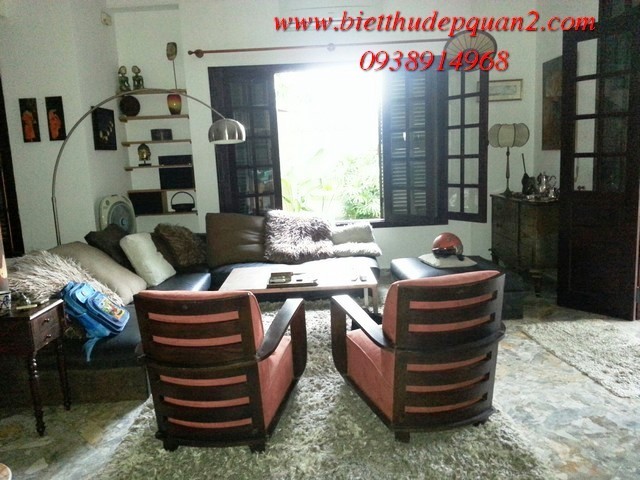 Cho thuê biệt thự phường Thảo Điền kiến trúc Pháp Cho thuê biệt thự phường Thảo Điền kiến trúc Pháp